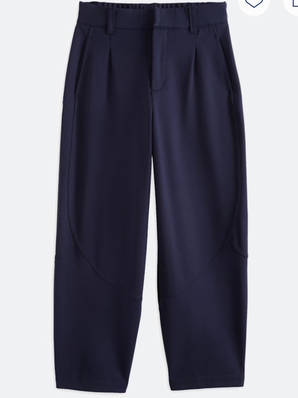 Democracy Ab solution Ponte Barrel Leg Pant in Navy